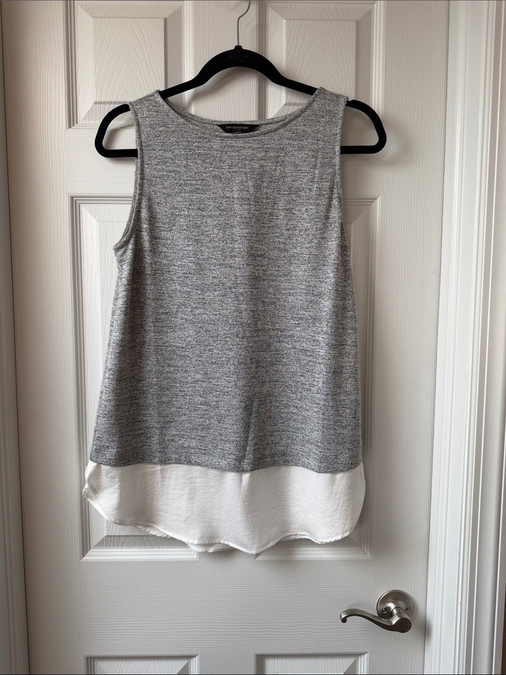 Banana Republic LuxeSpun Sleeveless Layered Tank Top
